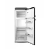 ETA Storio Retro Combi chladnička s mrazničkou, 215 L celkom, 170 L chladnička, 45 L mraznička, voľne stojaca, čierna, energetická trieda E, 38 dB