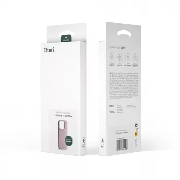 ETTERI Silicone Mag Case pre iPhone 16 Pro 6,3 palca svetloružová