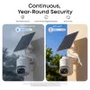 eufy eufyCam C36 solo 4K UHD bezdrôtová solárna bezpečnostná kamera, biela