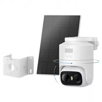 eufy eufyCam C36 solo 4K UHD bezdrôtová solárna bezpečnostná kamera, biela