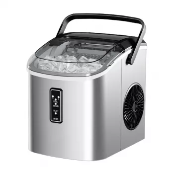 EUHOMY IM08 výrobník ľadu, 1,2 L, 12 kg (strieborná)