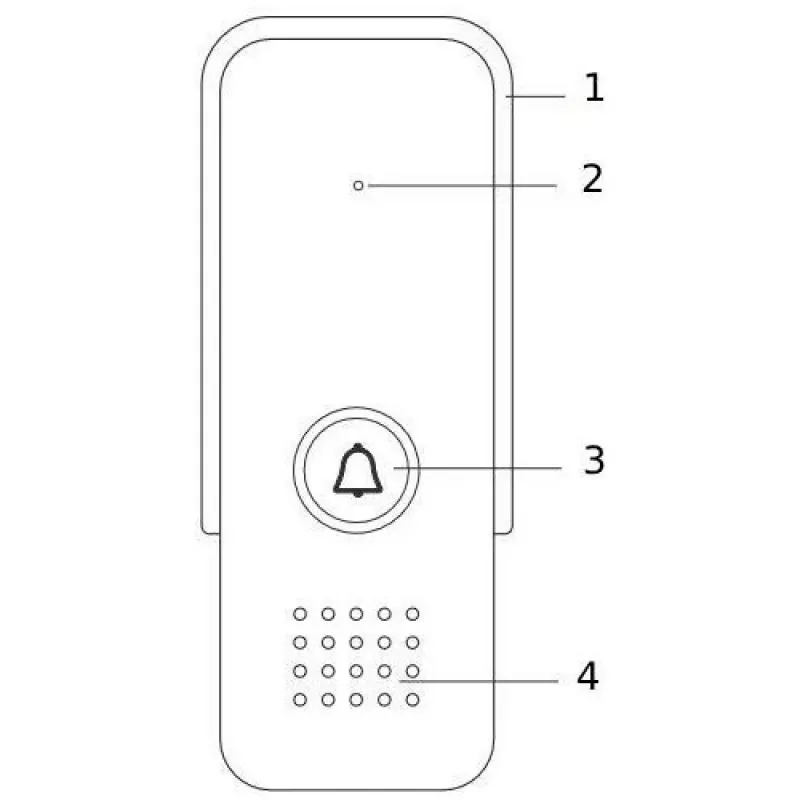 EURA ADP-24A3 biela 2-vodičová audio dorozumievacia technika