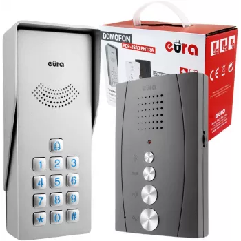 EURA ADP-38A3 ENTRA audio vrátnik grafit