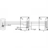 EURA ADP-51A3 DIFESA audio set domáceho telefónu - 1 rodina, 2 slúchadlá, intercom, grafit