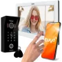 EURA VDP-99C5 videovrátnik, 7-palcový dotykový displej, WiFi, RFID, Tuya, biela