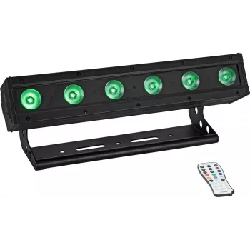 EUROLITE AKKU IP BAR-6 Entry QCL QuickDMX IP65 LED svetelná lišta RGBW batériová