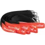 EUROLITE AW-20 suchý zips káblová páska 20x180mm čierna/červená balenie 10 ks