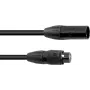 EUROLITE DMX kábel SEC-1 IP65 3-pin 20 m čierny pre vonkajšie použitie