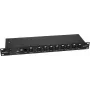 EUROLITE DMX Split 8X splitter 3-polový galvanicky oddelený 19-palcový rack 1HE