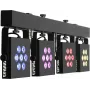 EUROLITE LED KLS-3002 MK2 kompaktný svetelný set AIR 4x RGBWA/UV spoty DMX Wireless