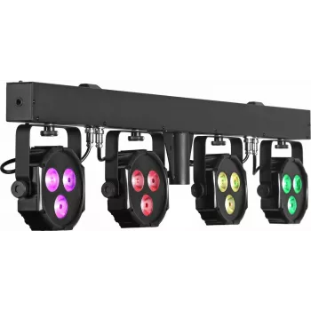 EUROLITE LED KLS-402 kompaktná svetelná sada AIR 4x RGB/WW spoty AirW Wireless