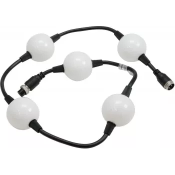 EUROLITE LED Pixel Ball 360° 1m MK2 – flexibilný RGB pixel pás, 5 segmentov, 24V DC