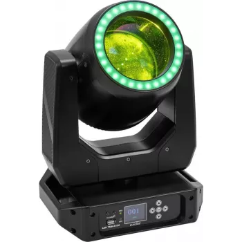 EUROLITE LED TMH-B120 Hypno Moving Head Beam 120W COB 2° uhol vyžarovania RGB prstenec