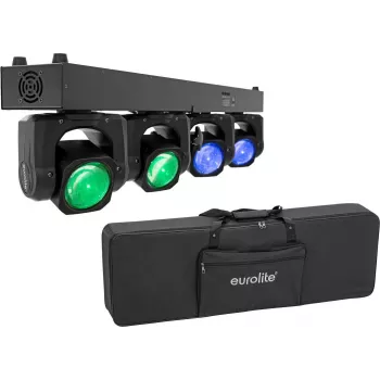 EUROLITE LED TMH Bar B240 Moving-Head Beam set s softbagom – 4x 60W RGBW pódiové osvetlenie
