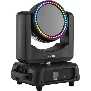 EUROLITE MDM-50 Moving Double Mirror efektové svetlo s 10-farebnými a 10-gobo kolieskami, 4-kanál DMX, Sound Active, 230V, 280W 51918900
