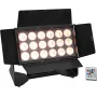 EUROLITE Multiflood IP 18x10W RGBW Wash CRMX IP65 LED scénický reflektor čierna