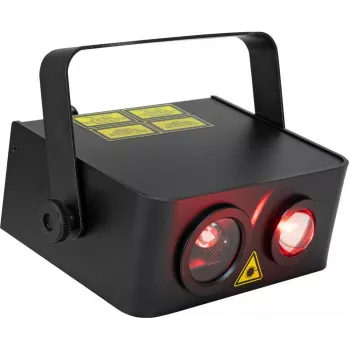 EUROLITE PolarStar RGB Laser 193mW hviezdna obloha & polárna žiara efekt DMX čierny