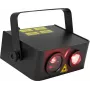 EUROLITE PolarStar RGB Laser 193mW hviezdna obloha & polárna žiara efekt DMX čierny