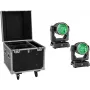 EUROLITE set 2x LED IP TMH-W285 Hypno Moving-Head Wash IP65 + flightcase s kolieskami