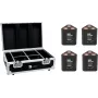 EUROLITE set 4x AKKU TL-3 QCL RGB+UV Trusslight + case s nabíjaním 20000854
