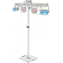 EUROLITE set LED KLS Laser Bar FX svetelný set biely + BPS-2 stojan na reproduktor biely 20000920