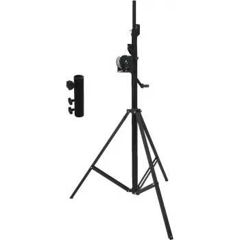 EUROLITE STT-400/85 sada kľukového stojana s STV3529 dlhým adaptérom, TÜV/GS certifikované, čierne 20000328