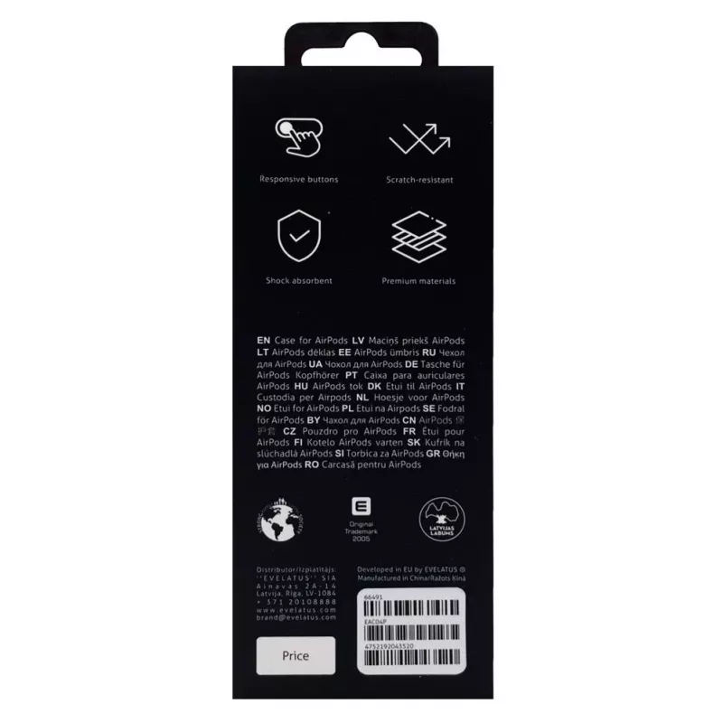 Evelatus Apple AirPods puzdro EAC04 ružové