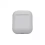 EVELATUS Apple AirPods puzdro EAC05 biela - silikónové ochranné puzdro s karabínou