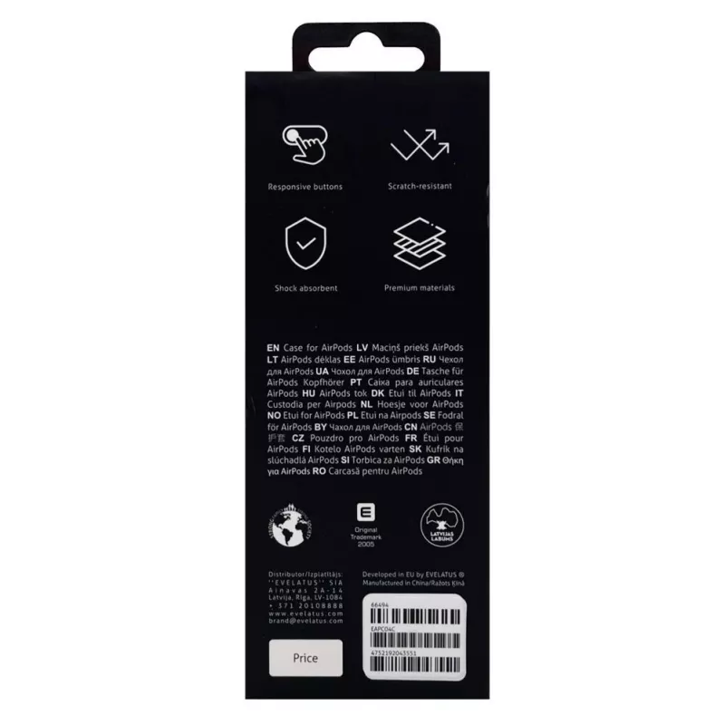 Evelatus Apple AirPods Pro puzdro EAC04 koralové