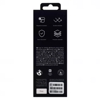 Evelatus Apple AirPods Pro puzdro EAC05 čierna