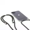 Evelatus Apple iPhone 11 silikónové puzdro transparentné s TPU remienkom na krk transparentné