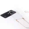 Evelatus Apple iPhone 11 silikónové priehľadné s náhrdelníkom TPU remienok zlaté