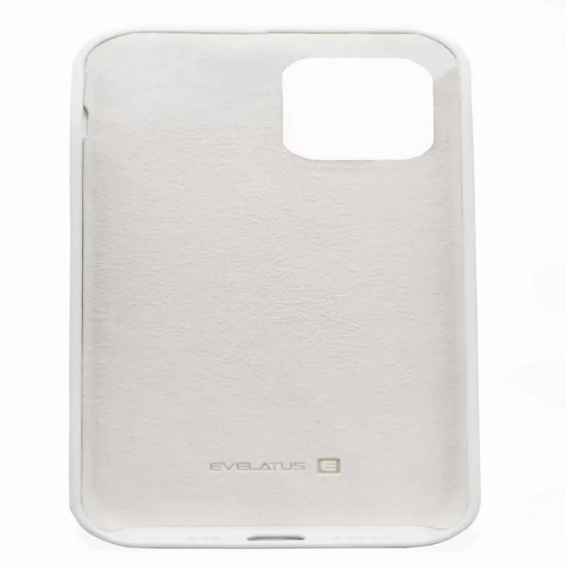 Evelatus Apple iPhone 12/12 Pro Premium Soft Touch silikónové puzdro, biela
