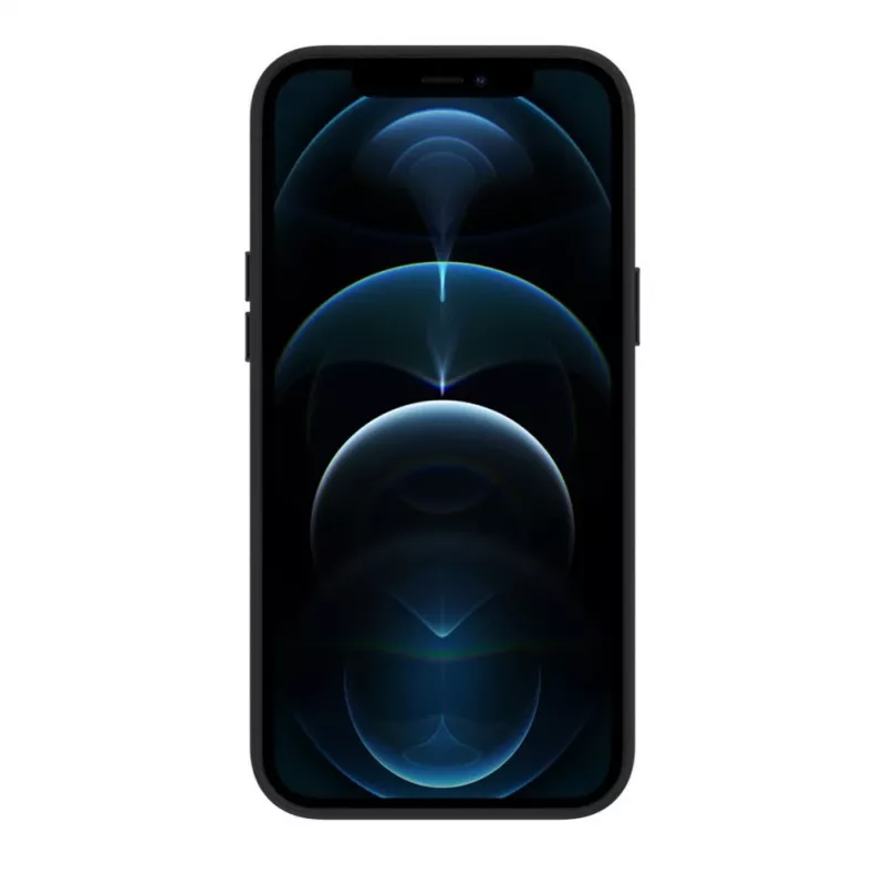Evelatus Apple iPhone 12 Pro Max puzdro z pravej kože s MagSafe čierna