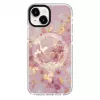 Evelatus Apple iPhone 15 PC+TPU puzdro s MagSafe – mramor ružová