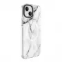 Evelatus Apple iPhone 15 Plus PC+TPU puzdro s MagSafe – Custom Marble White