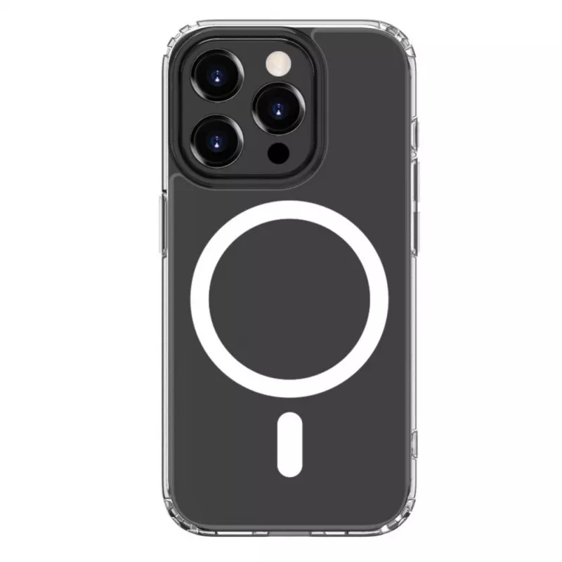 Evelatus Apple iPhone 15 Pro Priehľadné puzdro s MagSafe transparentné