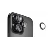 Evelatus Apple iPhone 16 Pro / 16 Pro Max ochrana kamery Armor Black Titanium