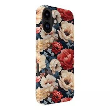 Evelatus Apple iPhone 16 Slim Shell s MagSafe Custom Flower Red Print