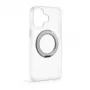 Evelatus Apple iPhone 17 hybridné puzdro s MagSafe PC+TPU 360 kovový stojan priehľadné