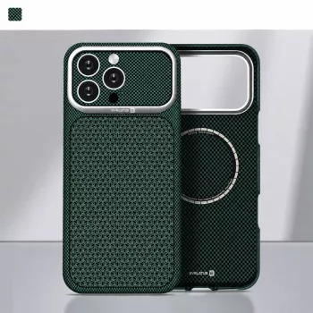 Evelatus Apple iPhone 18 Pro Max Carbon Premium Edition MagSafe puzdro zelená