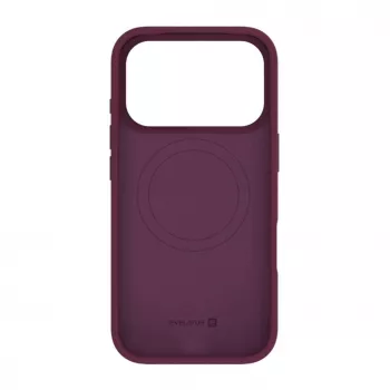 Evelatus Apple iPhone 18 Pro Max Premium MagSafe Soft Touch silikónové puzdro burgundská červená