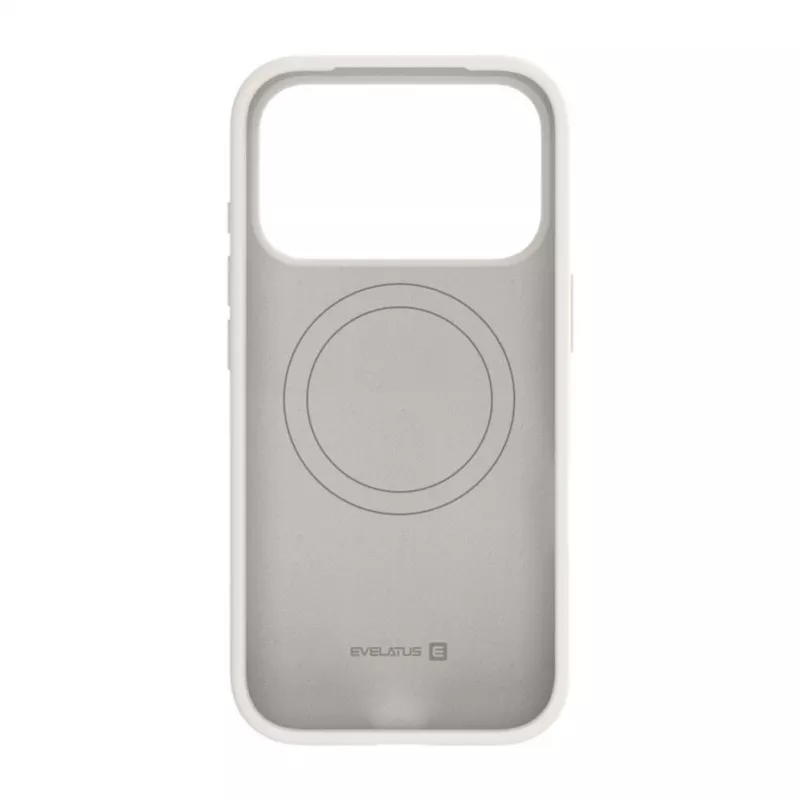 Evelatus Apple iPhone 18 Pro Premium MagSafe Soft Touch silikónové puzdro strieborná