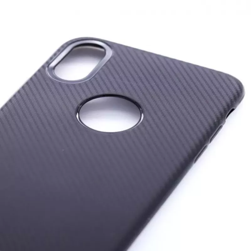 Evelatus Apple iPhone X Carbon čierny zadný kryt