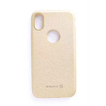 Evelatus Apple iPhone X Carbon Gold puzdro na zadnú stranu
