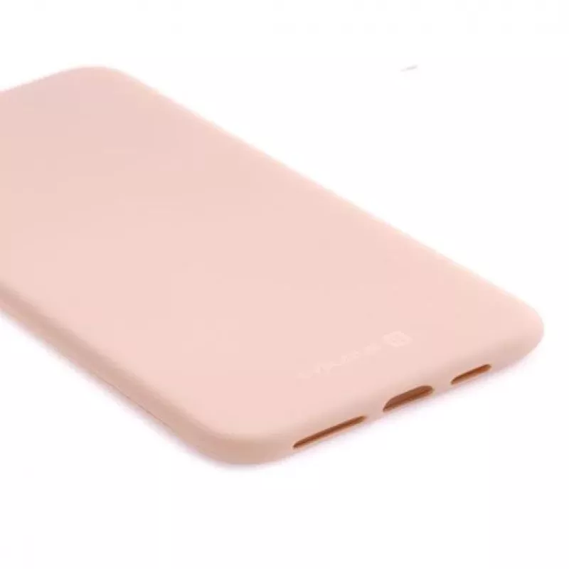 Evelatus Apple iPhone X Nano silikónové puzdro Soft Touch TPU pink sand