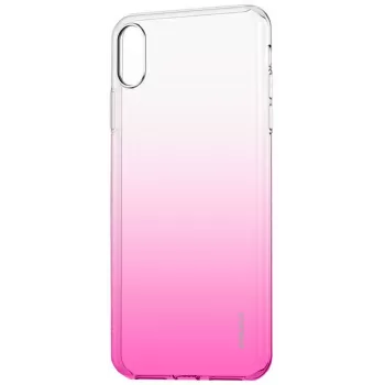 Evelatus Apple iPhone X/XS Gradient TPU puzdro ružovočervené