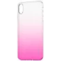 Evelatus Apple iPhone X/XS Gradient TPU puzdro ružovočervené