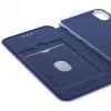 Evelatus Apple iPhone XR knižné puzdro tmavomodrá
