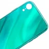 Evelatus Apple iPhone XR Water Ripple Full Color Electroplating Tempered Glass Case zelené